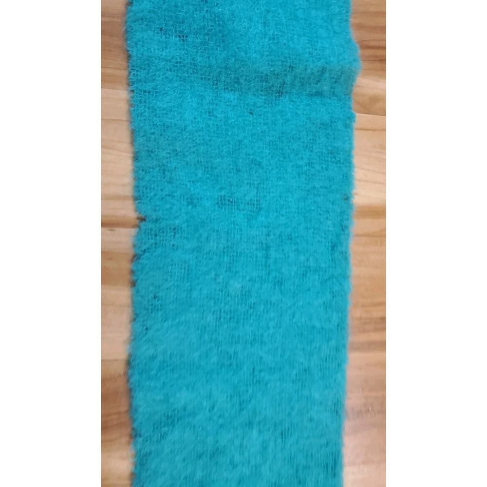 Whitley Willows Neckwear 62% Mohair 38% Wool Scarf Shawl Turquoise Blue - Picture 6 of 9